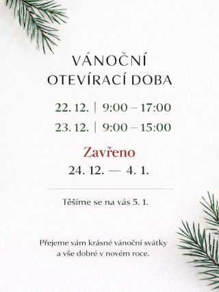🎄 Vánoční otevírací doba v Creative Style ✨